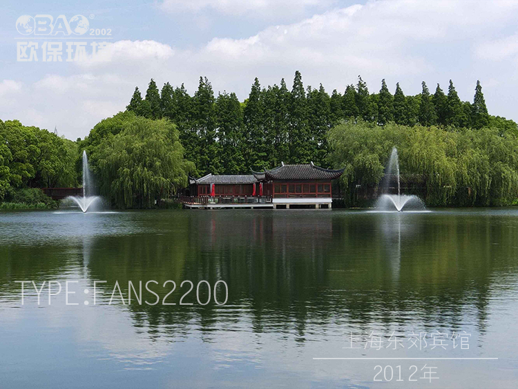 上海东郊宾馆景观湖净化