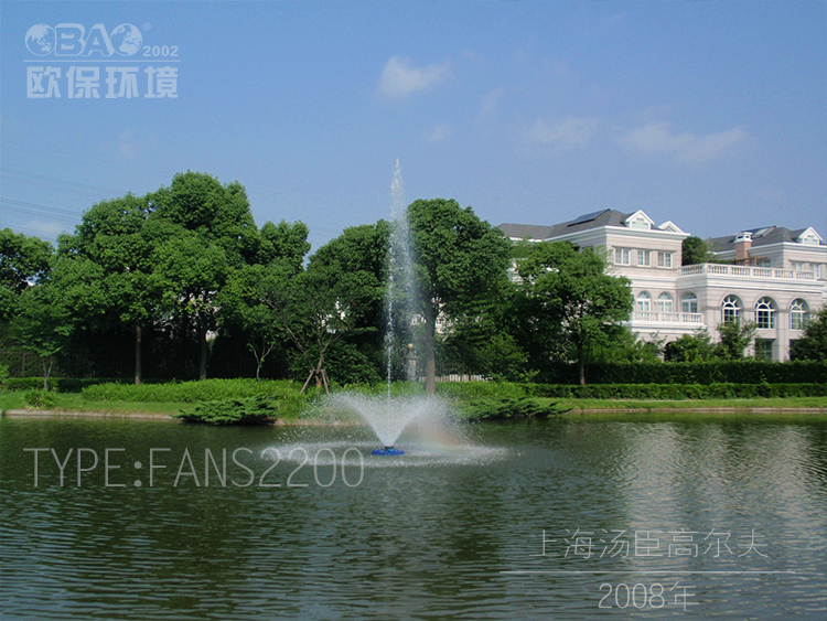 上海汤臣高尔夫障碍湖净化